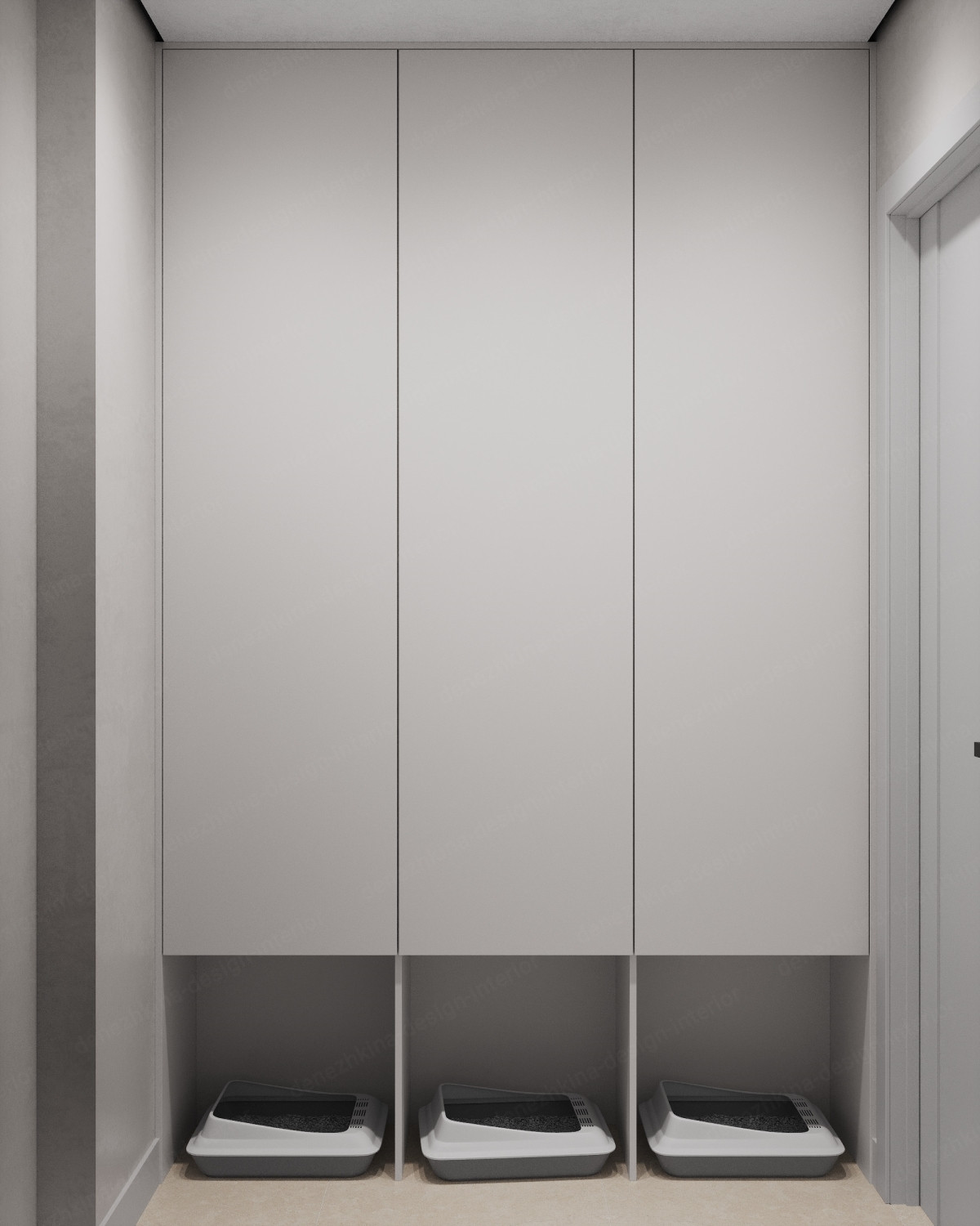 Дизайн проект 3 комнатной квартиры - Красногорск