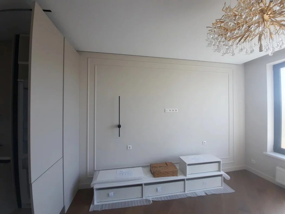 Классический ремонт в светлых тонах, 75 кв.м.