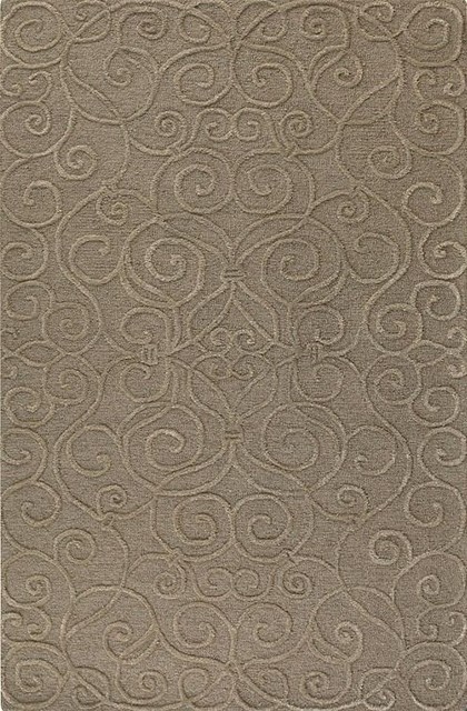 Uttermost Transitional Vienna Area Rug View In Your Room Houzz Vienna Area Rug Rectangle Dark Taupe 5 X8 Transitional
