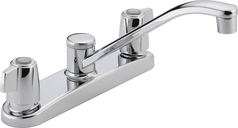 Peerless P221LF Two Handle Kitchen Faucet in Chrome