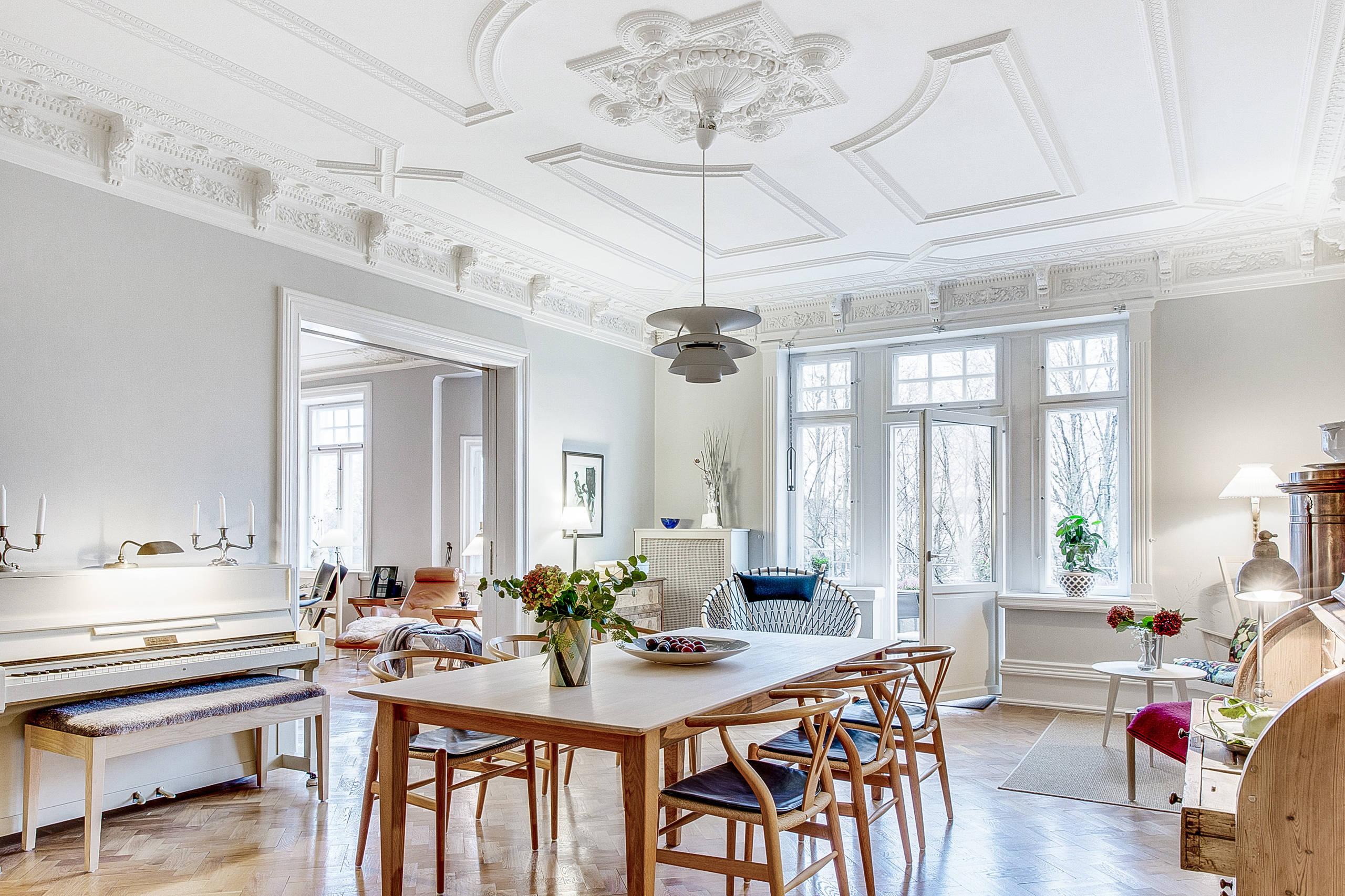 Houzzbesuch: Scandi-Fusion in einem Altbau-Apartment in Malmö