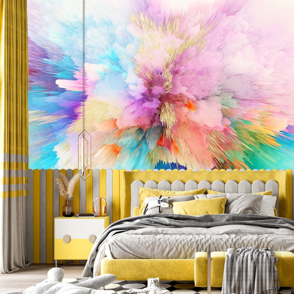 Взрыв эмоций и ярких красок в интерьере