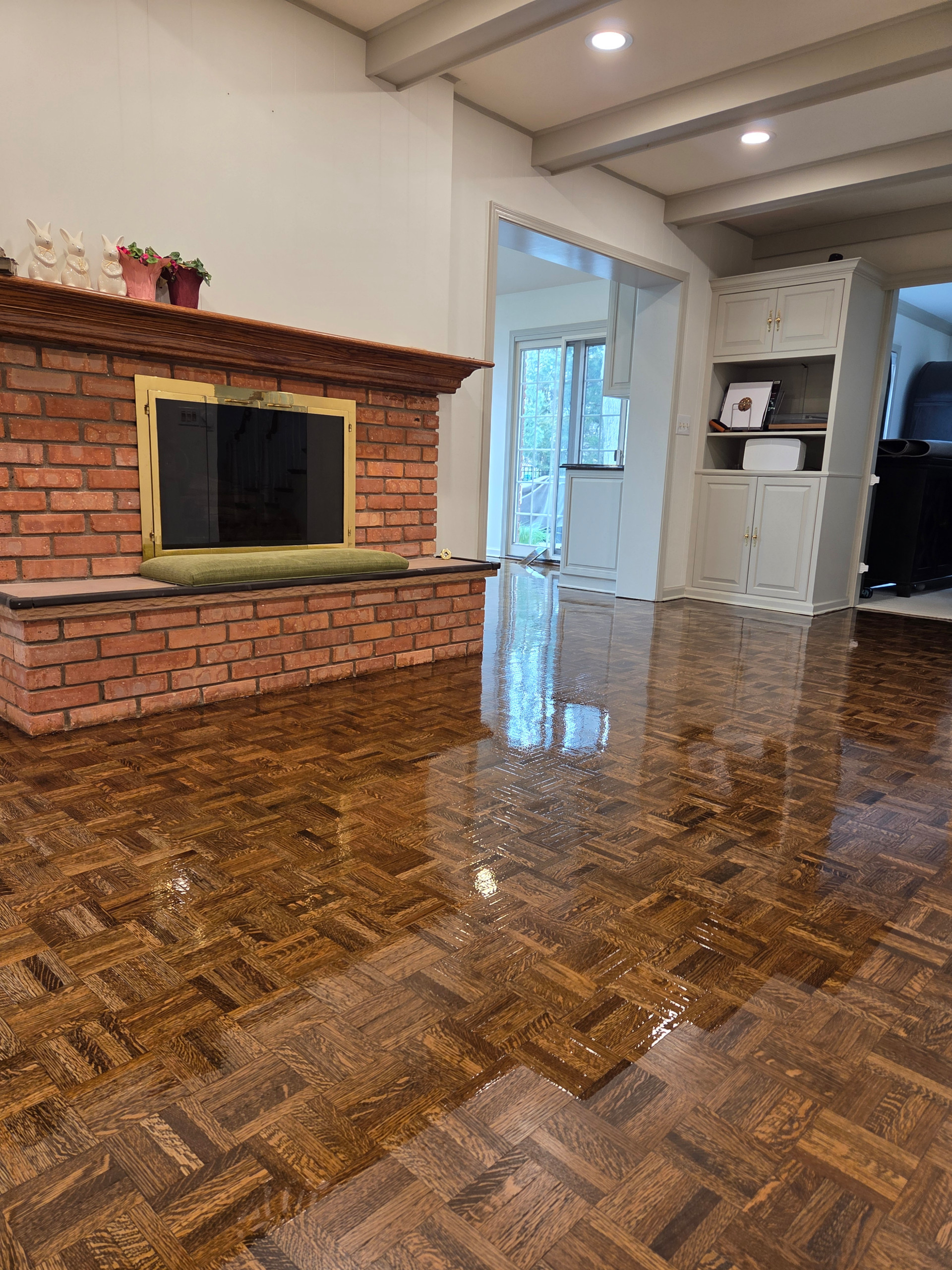 Parquet flooring restoration