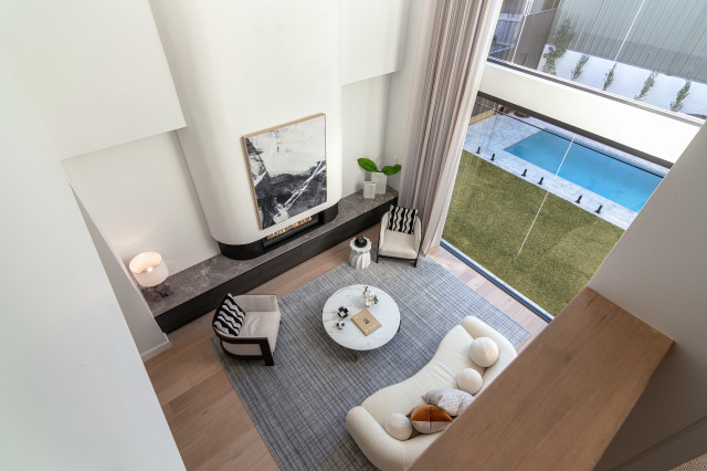 Maroubra House contemporary-living-room