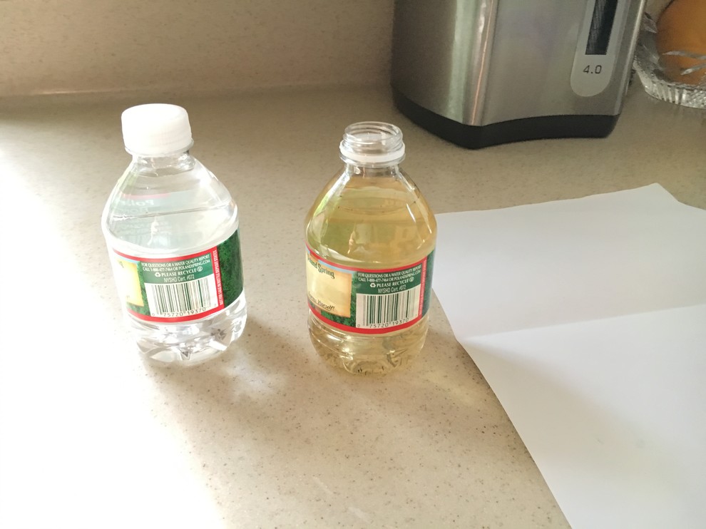 Yellow drainage water