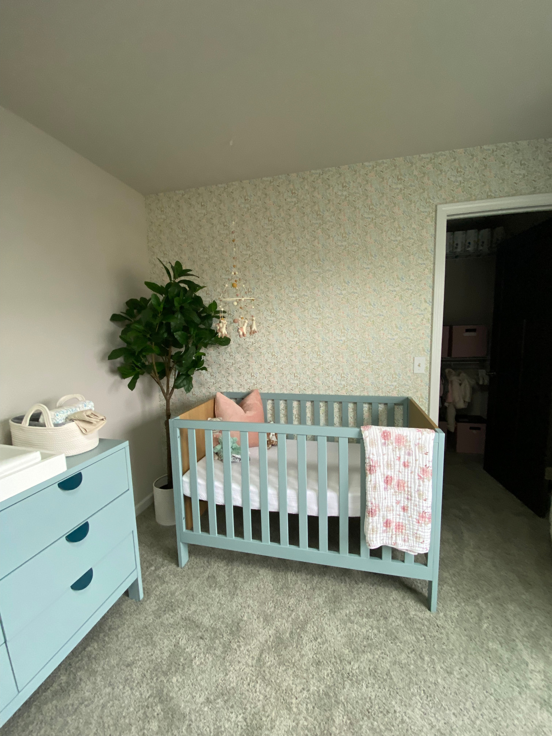 Green 2024 dresser nursery