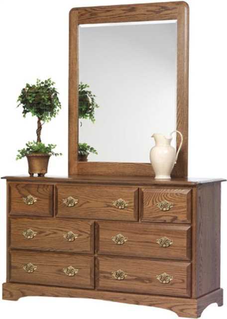 Sierra Classic 56 Dresser With Mirror Traditional Dressers