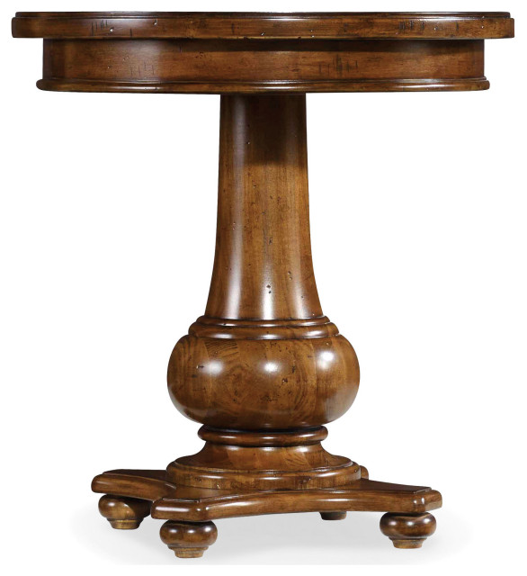 Tynecastle Round End Table Traditional Coffee And Accent Tables