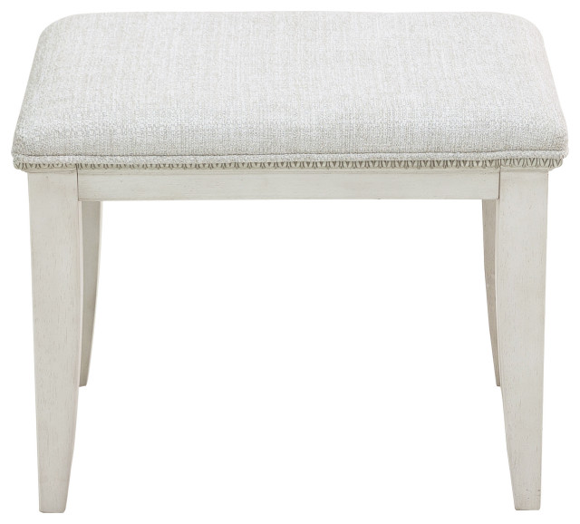 Camila Vanity Stool by Pulaski Furniture Farmhouse Bedroom & Makeup