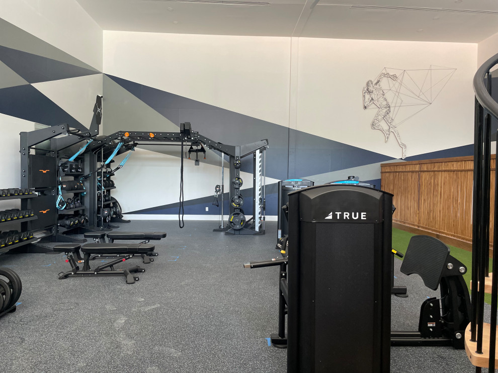 Brookhaven apartment building clubhouse and gym