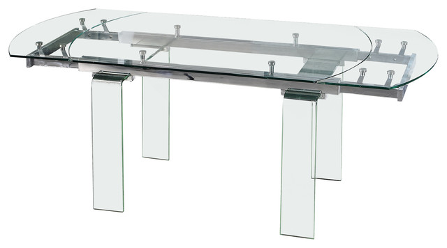 Global Furniture Clear Gl Dining Table Contemporary Global Furniture Clear Gl Dining Table