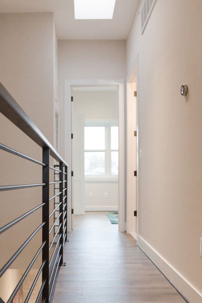 Example of a minimalist hallway design in DC Metro
