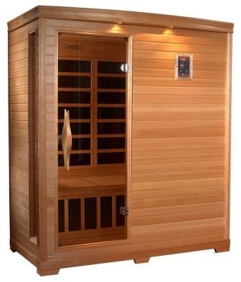 Far-Infrared Carbon Sauna With Chromotherapy, 3-Person