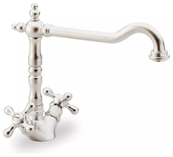 Old Fashion Antique Silver Kitchen Mixer Tap