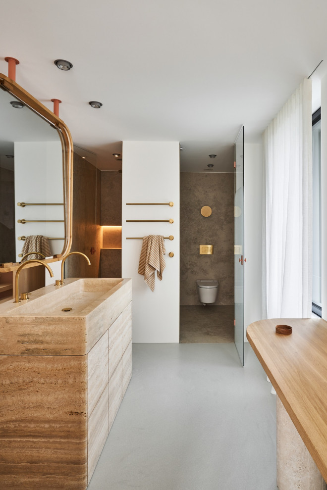 Erstaunlich Badezimmer Mit Schiebetr Fotos