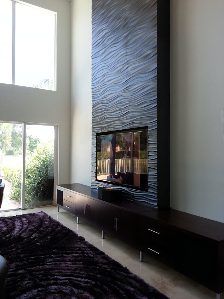 Wall Units - Modern - Home Theater - Miami - by Wood Effects
