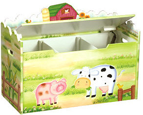 Guidecraft Farmhouse Toy Box