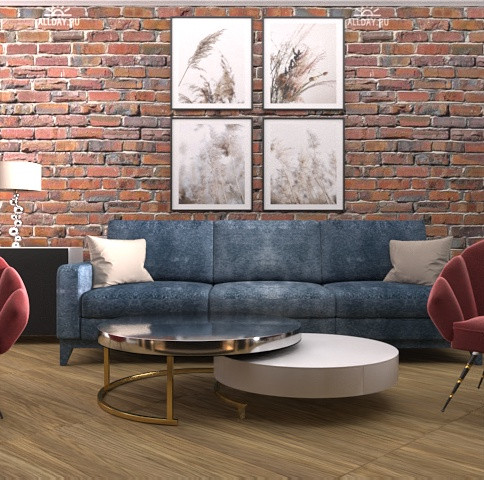 Гостиная лофт