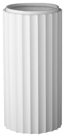 Orac Decor Plain Duropolymer Segmented Half Column - Traditional