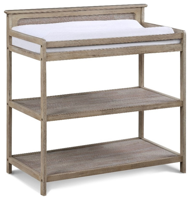 Suite Bebe Grayson 2shelf Traditional Wood Changing Table in Natural