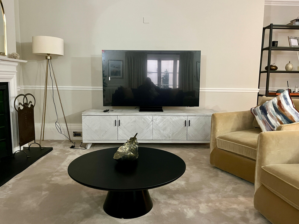 Mayfair Living & Dining Room | Contemporary Elegance
