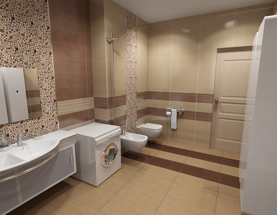 Варианты современных ванных комнат