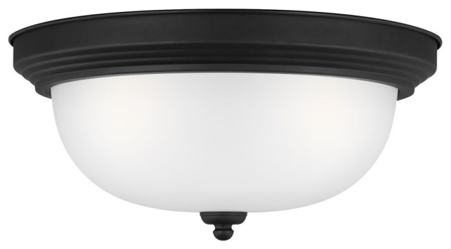 Sea Gull Lighting 77065-112 Geary - 3 Light Flush Mount in Transitional Style