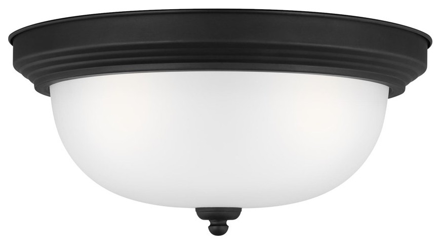 Sea Gull Lighting 77065-112 Geary - 3 Light Flush Mount in Transitional Style