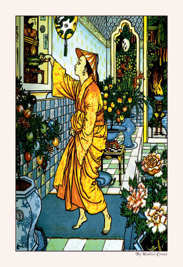 Aladdin Secures The Lamp 24x36 Giclee