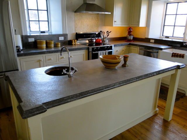 Concrete Countertops Farmhouse Kitchen Other By Concrete