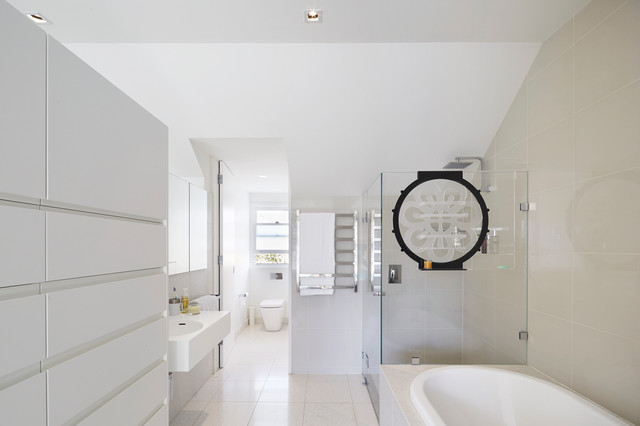 the open house contemporary-bathroom