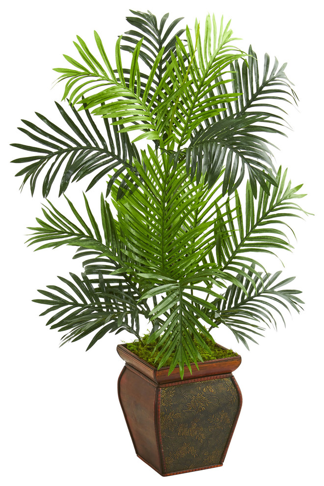 3' Paradise Palm Artificial Tree, Decorative Planter