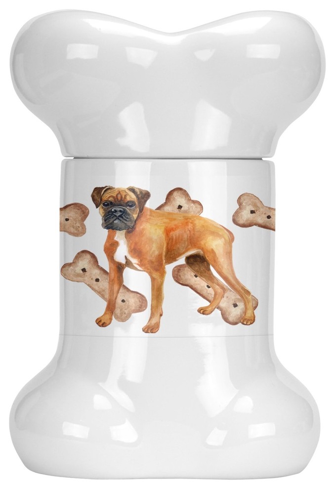 boxer dog cookie jar