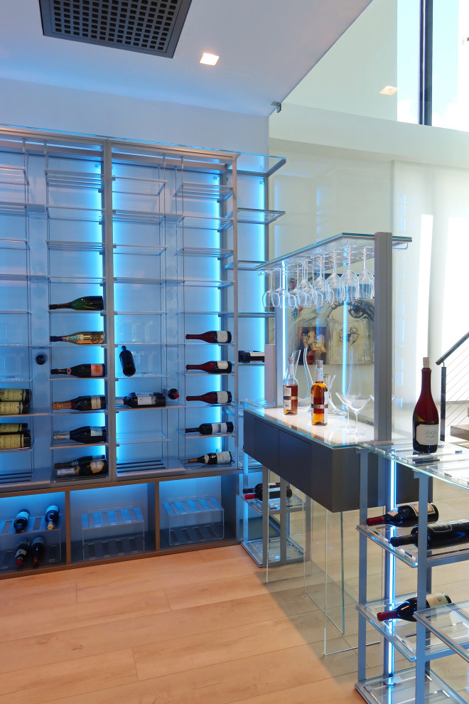 Wine Tasting Room Boca East Modern Wine Cellar Miami by Dragon