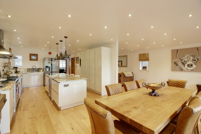 Wansunt Road contemporary-vardagsrum