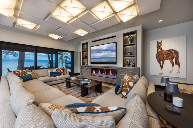 Quiet Walk contemporary-living-room
