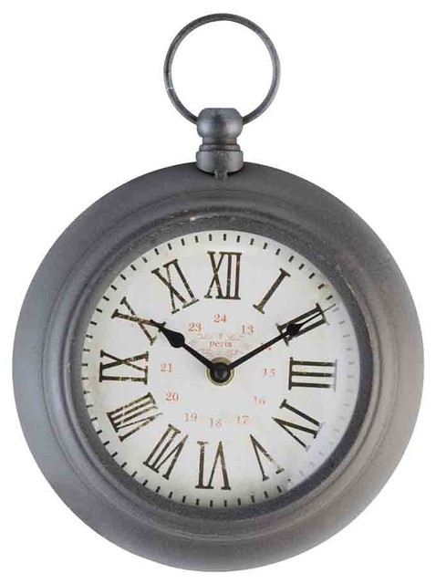 EMDE Ring Wall Clock, Mocha Grey