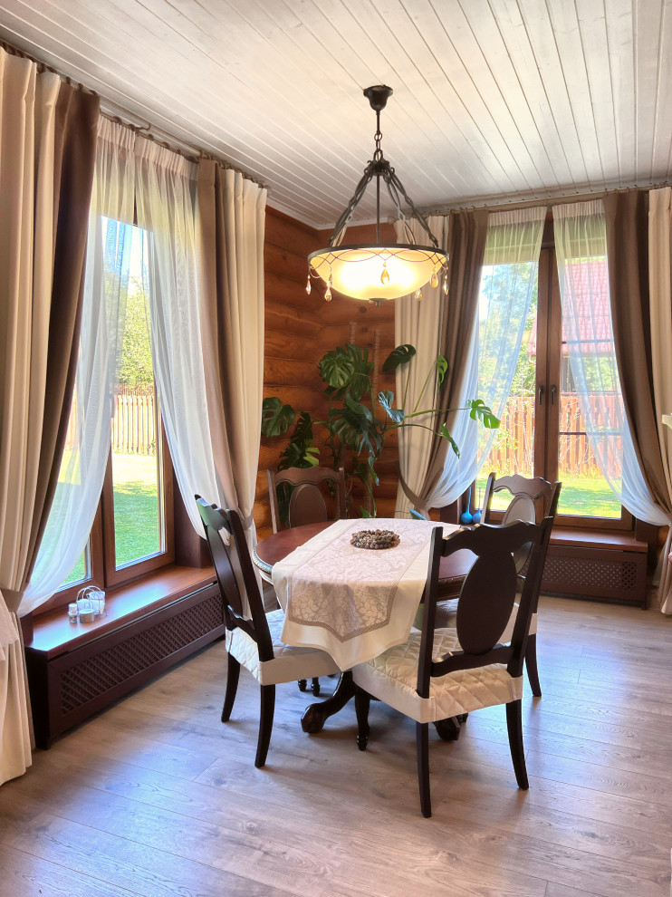 Дом из оцилидрованного бруса в Подмосковье