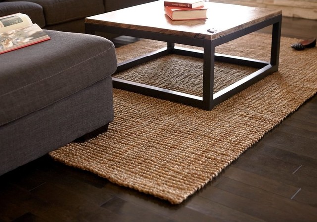 Andes Natural Jute Area Rug - Beach Style - Area Rugs - by GwG Outlet |  Houzz