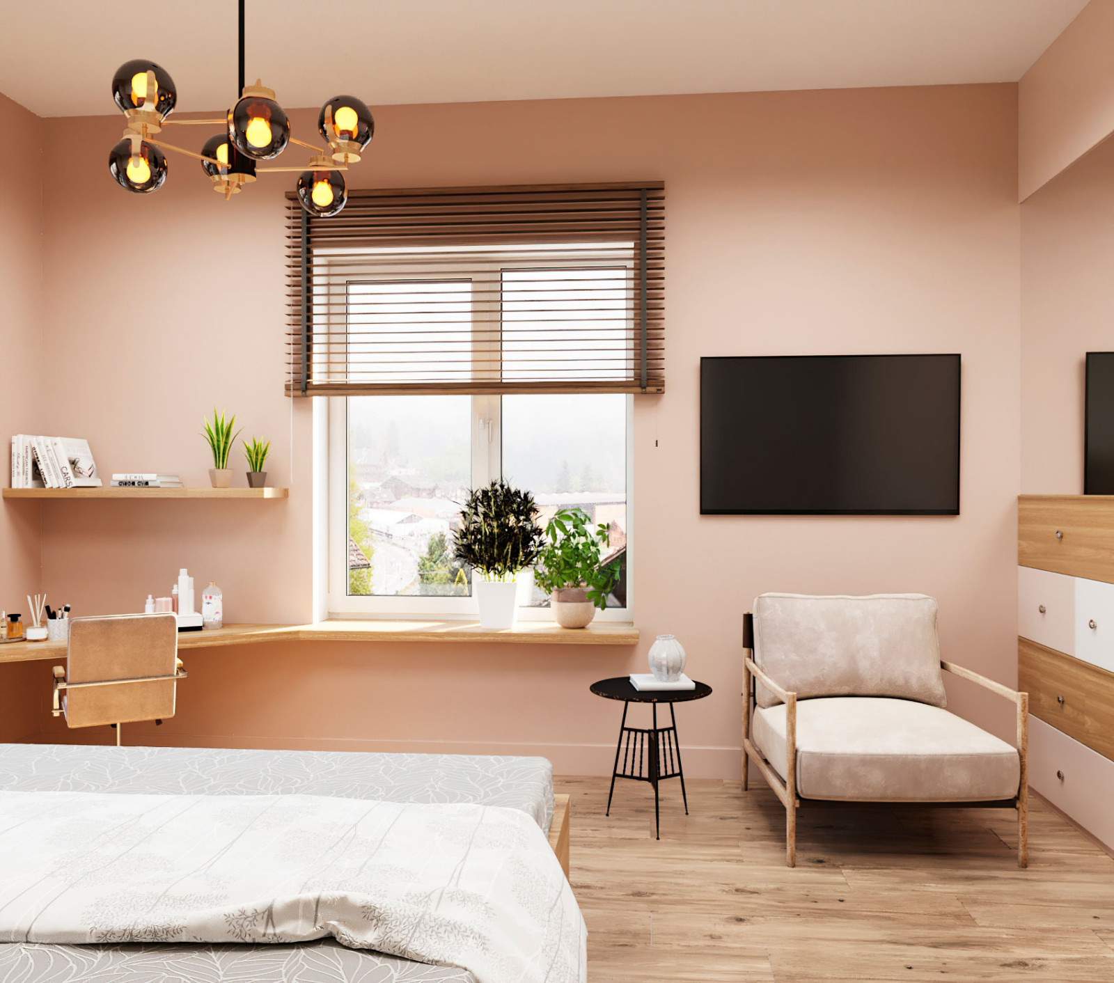 Двухэтажный дом для большой семьи