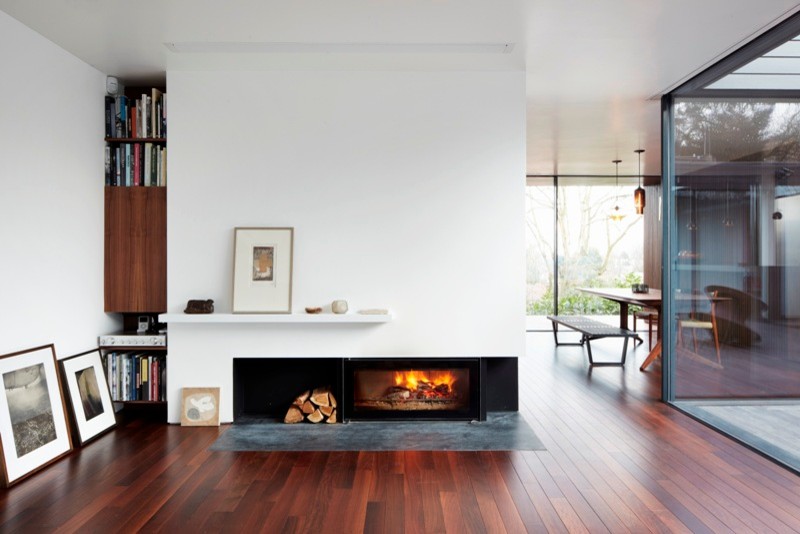 Inspiration for a large contemporary living room in London.