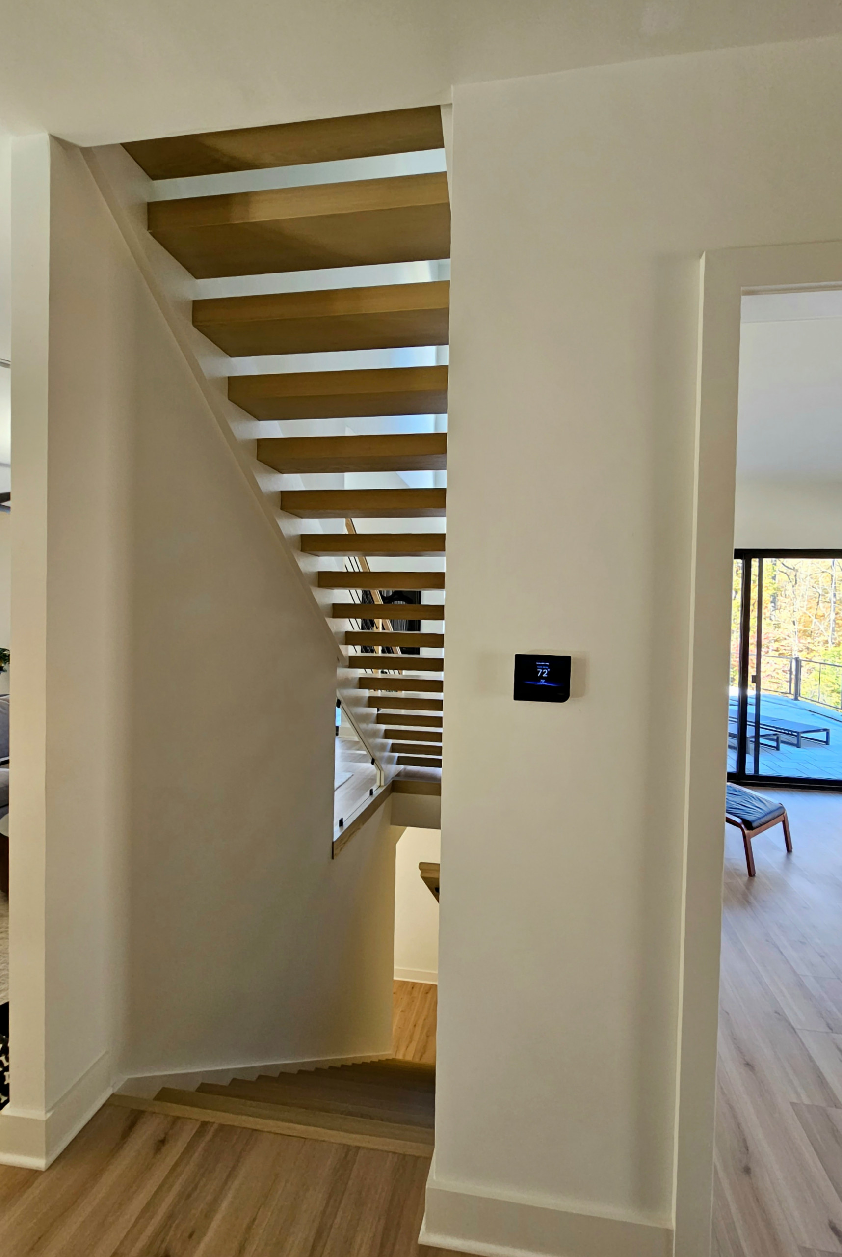 111_Open-Rise Stair with a Stunning Pool View, Great Falls, VA 22066
