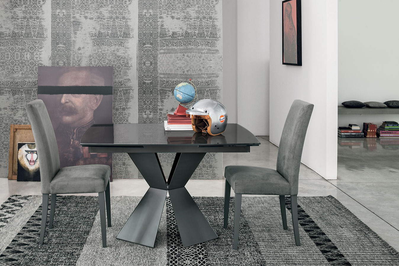 Итальянский обеденный стол Poseidone 120 в современном стиле | Target Point