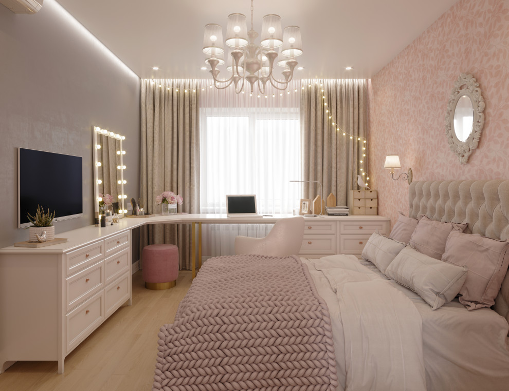 Детские комнаты для девочек. Фрагменты из разных проектов.