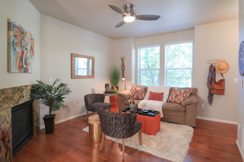 Eclectic home design photo in Denver