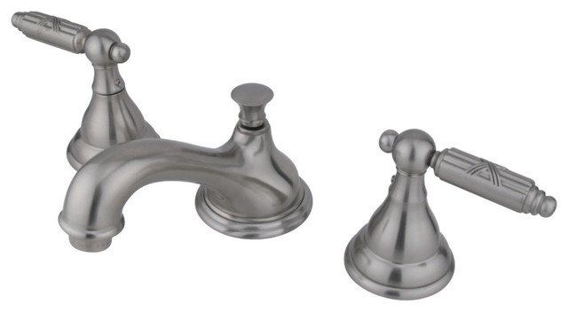 Kingston Brass Georgian Widespread Bathroom Faucet Traditional