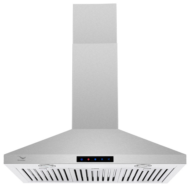 36'' Streamline S161WSBFL36 Ducted Wall Mount Kitchen Range Hood