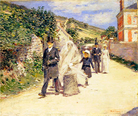 The Wedding March By Theodore Robinson Oil Painting Reproduction