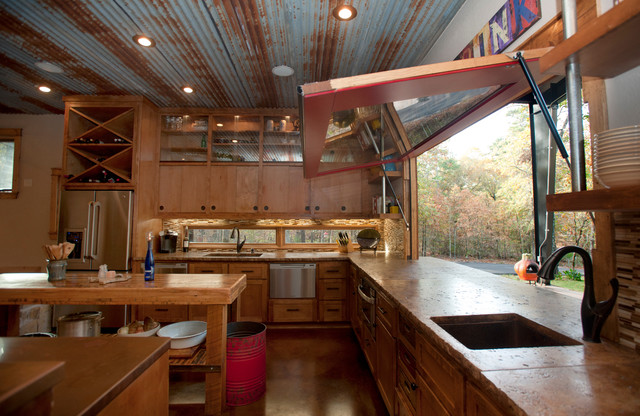 Rustic Modern New Construction rustik-koek