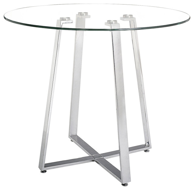 Clomr Table Lemon Drop Counter Table Chrome - Contemporary - Dining Tables - by ...